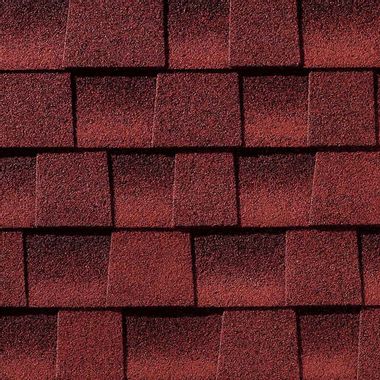 Timberline HD shingle color Patriot Red
