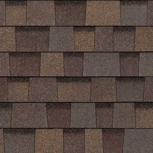 Duration FLEX shingle color Teak